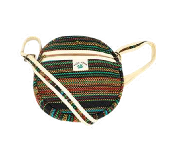 Manufacturer, Exporter, Importer, Supplier, Wholesaler, Retailer, Trader of Organic Culture Hemp Sling Bag , Natural & Eco-Friendly Cross body Bags Design-5 For Men and Women in New Delhi, Delhi, India.