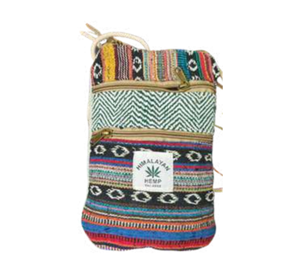 Manufacturer, Exporter, Importer, Supplier, Wholesaler, Retailer, Trader of Organic Culture Hemp Hand Pouch Design 1, Natural & Eco-Friendly  Design-1 For Men and Women in New Delhi, Delhi, India.