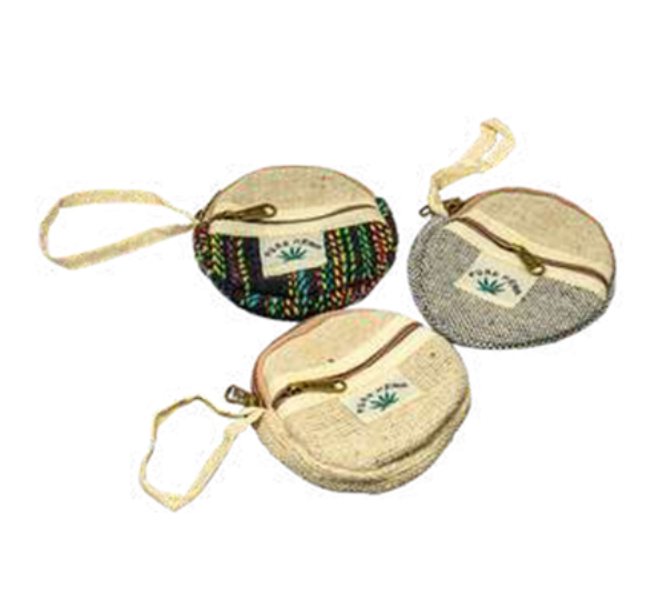 Manufacturer, Exporter, Importer, Supplier, Wholesaler, Retailer, Trader of Organic Culture Hemp Hand Pouch Design 5 , Natural & Eco-Friendly Bags Design-5 For Men and Women in New Delhi, Delhi, India.