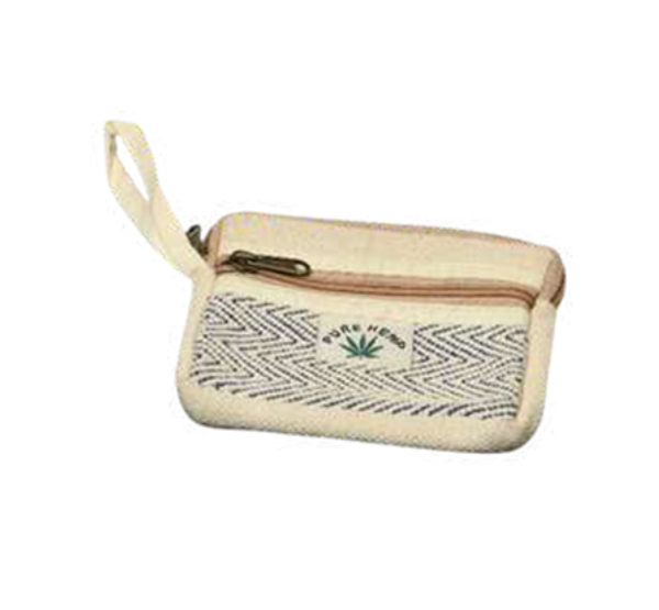 Manufacturer, Exporter, Importer, Supplier, Wholesaler, Retailer, Trader of Organic Culture Hemp Hand Pouch Design 7, Natural & Eco-Friendly  Bags Design-7 For Men and Women in New Delhi, Delhi, India.