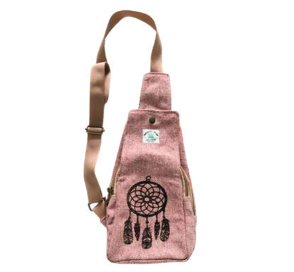 Manufacturer, Exporter, Importer, Supplier, Wholesaler, Retailer, Trader of Organic Culture Hemp , Natural & Eco-Friendly Chest Bag Design-11 For Men & Women Both in New Delhi, Delhi, India.