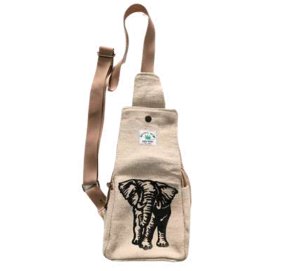 Manufacturer, Exporter, Importer, Supplier, Wholesaler, Retailer, Trader of Organic Culture Hemp , Natural & Eco-Friendly Chest Bag Design-13 For Men & Women Both in New Delhi, Delhi, India.