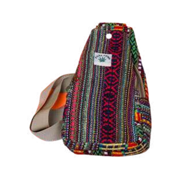 Manufacturer, Exporter, Importer, Supplier, Wholesaler, Retailer, Trader of Organic Culture Hemp , Natural & Eco-Friendly Chest Bag Design-4 For Men & Women Both in New Delhi, Delhi, India.