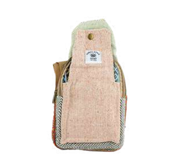 Manufacturer, Exporter, Importer, Supplier, Wholesaler, Retailer, Trader of Organic Culture Hemp , Natural & Eco-Friendly Chest Bag Design-6 For Men & Women Both in New Delhi, Delhi, India.