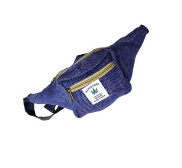 Manufacturer, Exporter, Importer, Supplier, Wholesaler, Retailer, Trader of Organic Culture Hemp , Natural & Eco-Friendly Waist Bag Design-8 For Men & Women Both in New Delhi, Delhi, India.