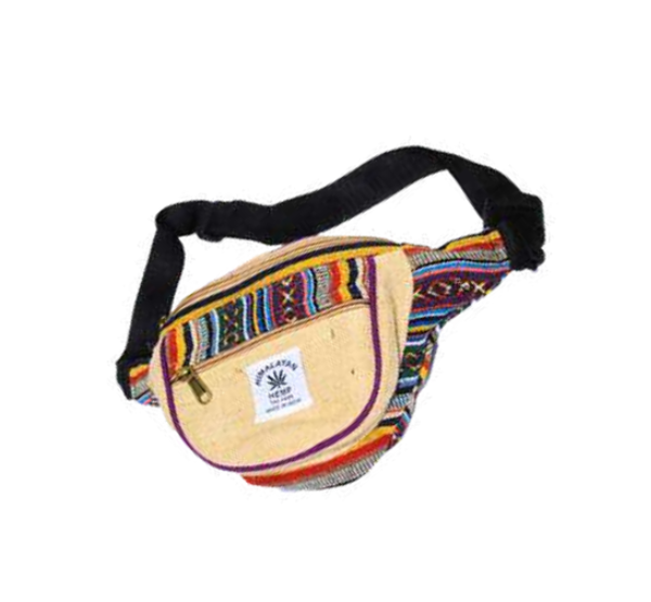 Manufacturer, Exporter, Importer, Supplier, Wholesaler, Retailer, Trader of Organic Culture Hemp , Natural & Eco-Friendly Waist Bag Design-9 For Men & Women Both in New Delhi, Delhi, India.